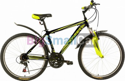 Горные велосипеды PIONEER COWBOY 26/19 black-green-gray